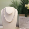 White pearl necklace