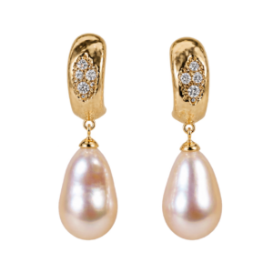 Baroque Pearl Stud Earrings