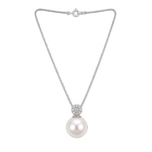 09_round-diamond_white-pearl_pendant_product_transparent Round-diamond white pearl pendant